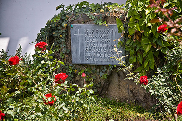 Rose Garden Memorial to Six Jesuit Martyrs